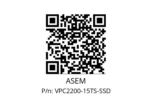   ASEM VPC2200-15TS-SSD