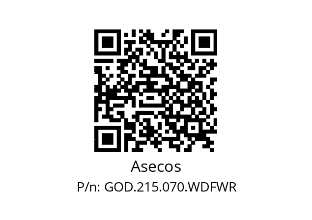   Asecos GOD.215.070.WDFWR