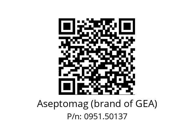   Aseptomag (brand of GEA) 0951.50137