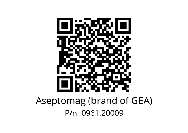   Aseptomag (brand of GEA) 0961.20009