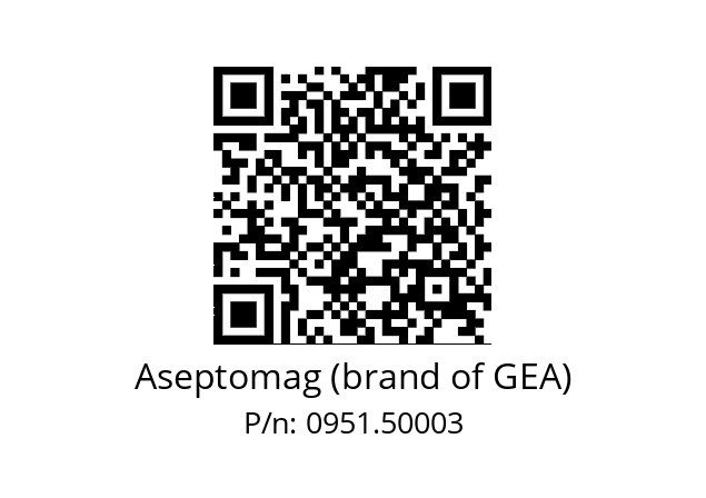   Aseptomag (brand of GEA) 0951.50003