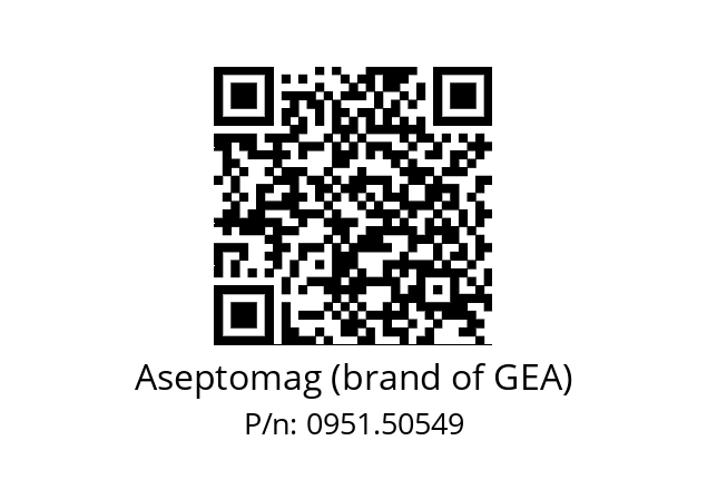   Aseptomag (brand of GEA) 0951.50549