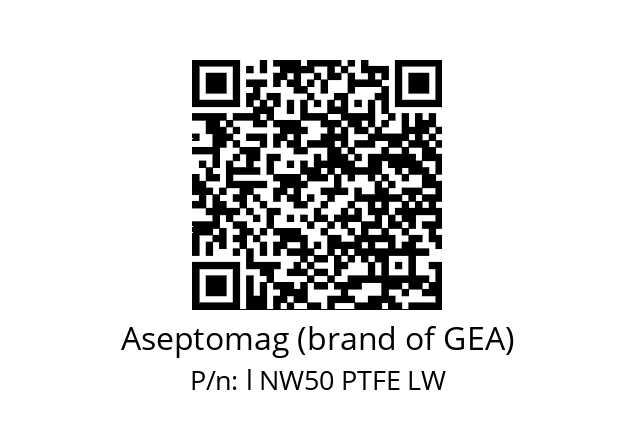   Aseptomag (brand of GEA) l NW50 PTFE LW