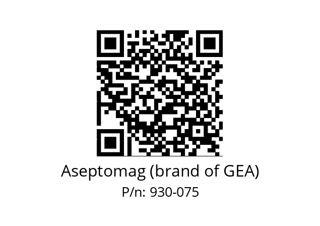   Aseptomag (brand of GEA) 930-075