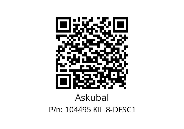   Askubal 104495 KIL 8-DFSC1