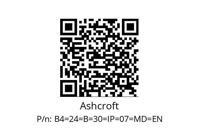   Ashcroft B4=24=B=30=IP=07=MD=EN