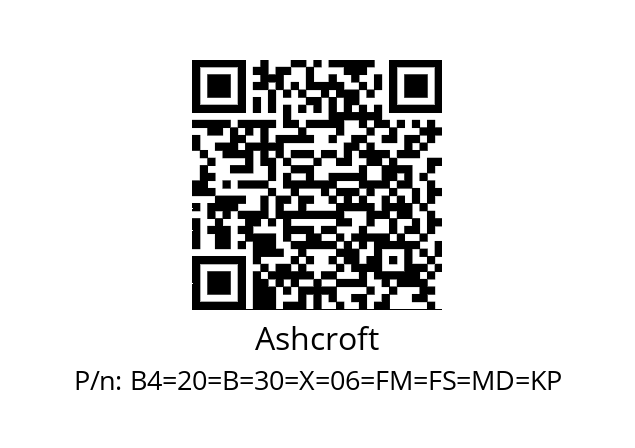   Ashcroft B4=20=B=30=X=06=FM=FS=MD=KP