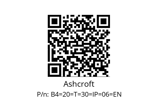   Ashcroft B4=20=T=30=IP=06=EN