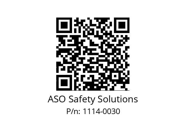   ASO Safety Solutions 1114-0030