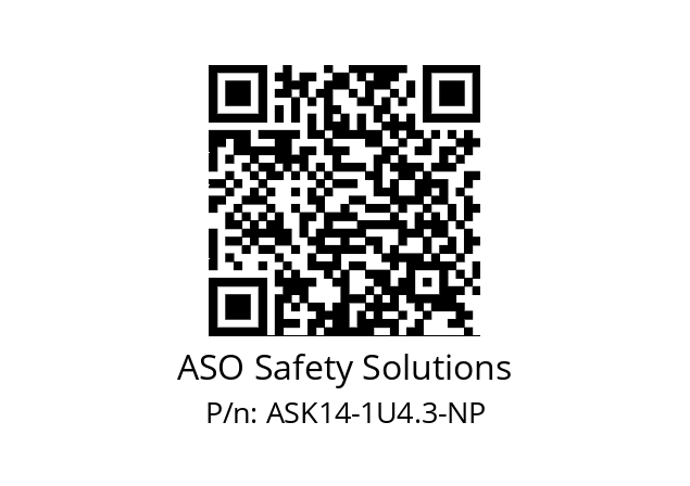   ASO Safety Solutions ASK14-1U4.3-NP