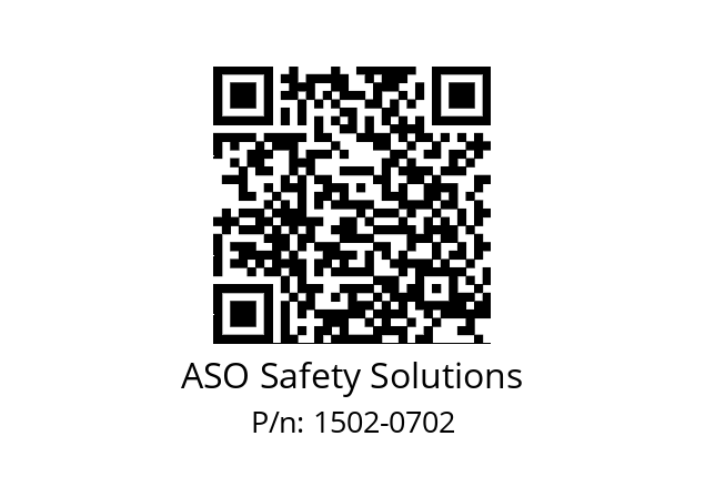   ASO Safety Solutions 1502-0702