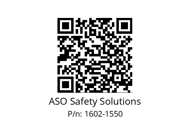   ASO Safety Solutions 1602-1550