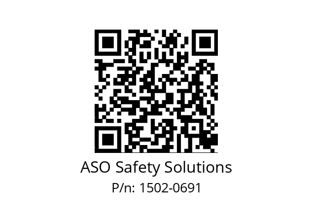   ASO Safety Solutions 1502-0691