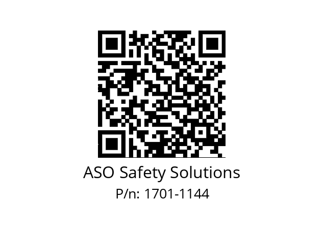   ASO Safety Solutions 1701-1144