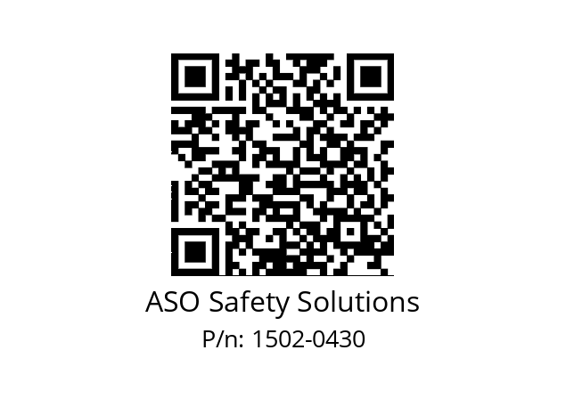   ASO Safety Solutions 1502-0430