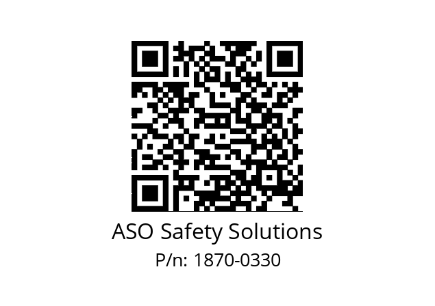   ASO Safety Solutions 1870-0330