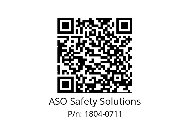   ASO Safety Solutions 1804-0711