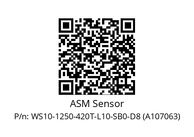   ASM Sensor WS10-1250-420T-L10-SB0-D8 (A107063)