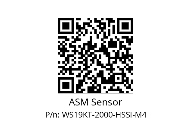   ASM Sensor WS19KT-2000-HSSI-M4