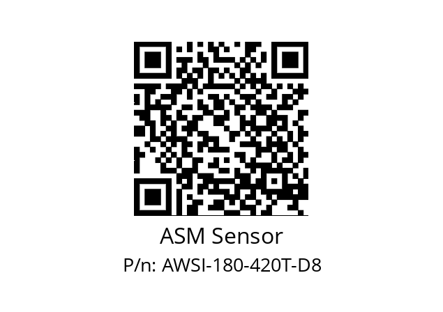   ASM Sensor AWSI-180-420T-D8