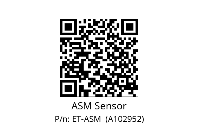   ASM Sensor ET-ASM  (A102952)