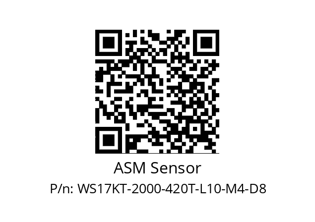   ASM Sensor WS17KT-2000-420T-L10-M4-D8