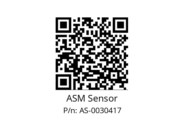   ASM Sensor AS-0030417