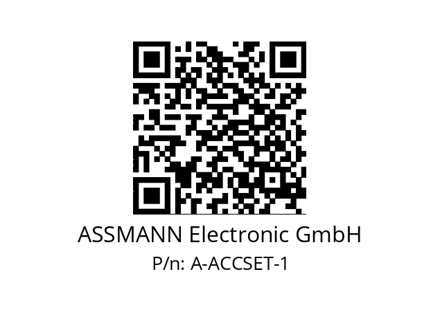   ASSMANN Electronic GmbH A-ACCSET-1