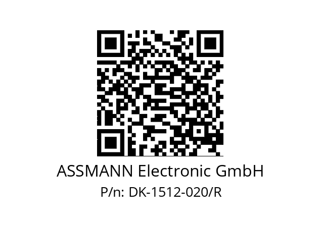   ASSMANN Electronic GmbH DK-1512-020/R