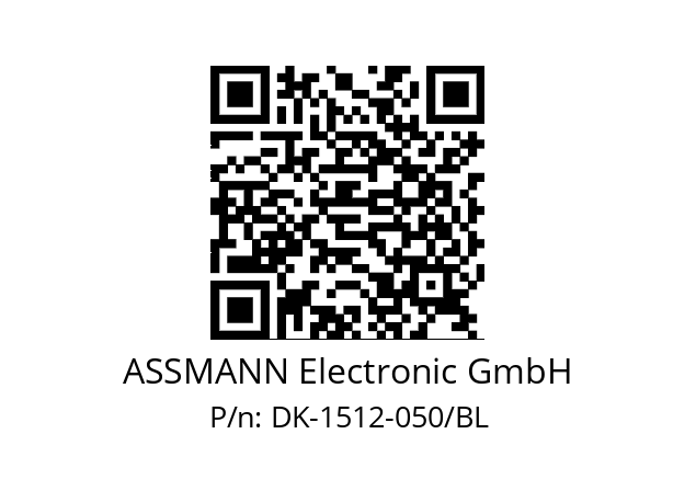   ASSMANN Electronic GmbH DK-1512-050/BL