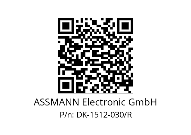   ASSMANN Electronic GmbH DK-1512-030/R