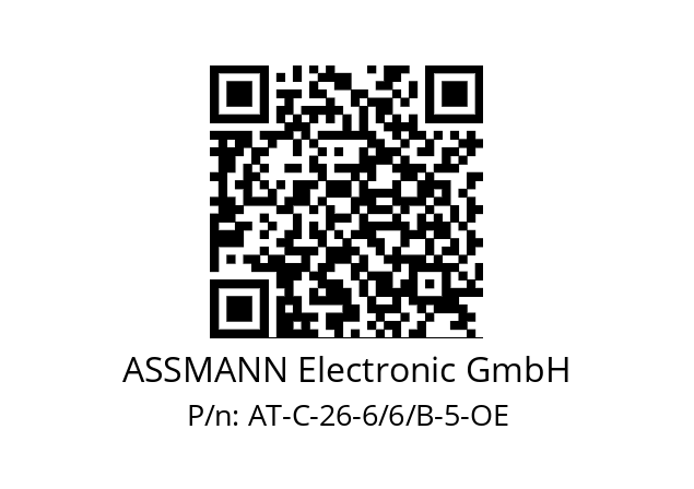   ASSMANN Electronic GmbH AT-C-26-6/6/B-5-OE