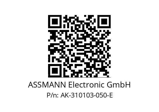   ASSMANN Electronic GmbH AK-310103-050-E