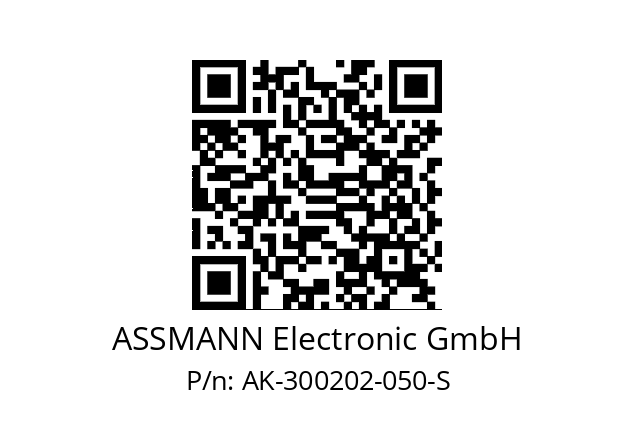   ASSMANN Electronic GmbH AK-300202-050-S