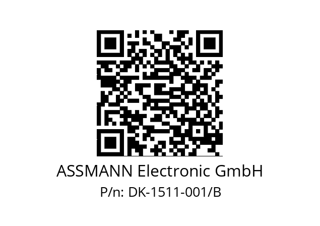   ASSMANN Electronic GmbH DK-1511-001/B