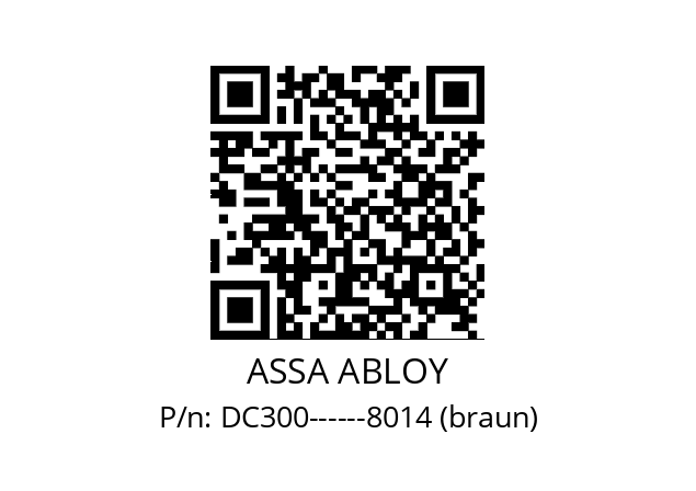   ASSA ABLOY DC300------8014 (braun)