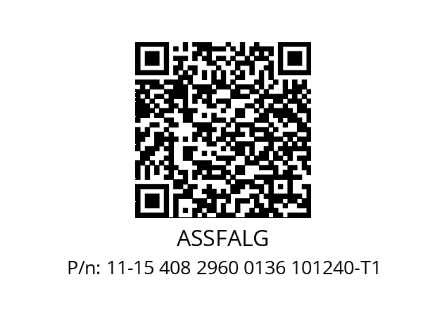   ASSFALG 11-15 408 2960 0136 101240-T1