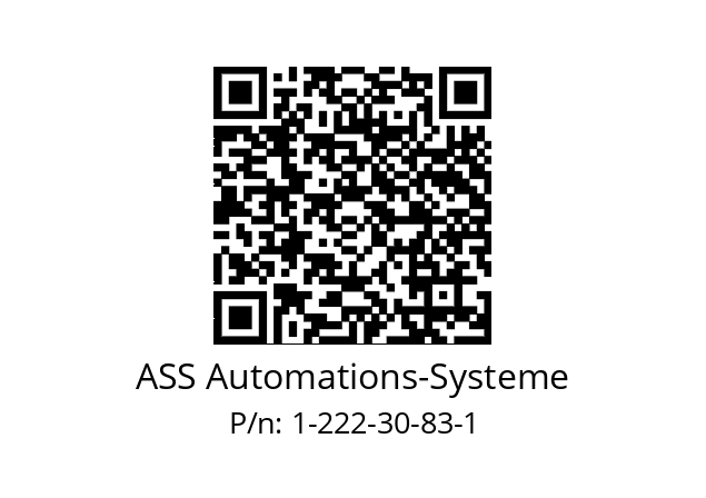   ASS Automations-Systeme 1-222-30-83-1