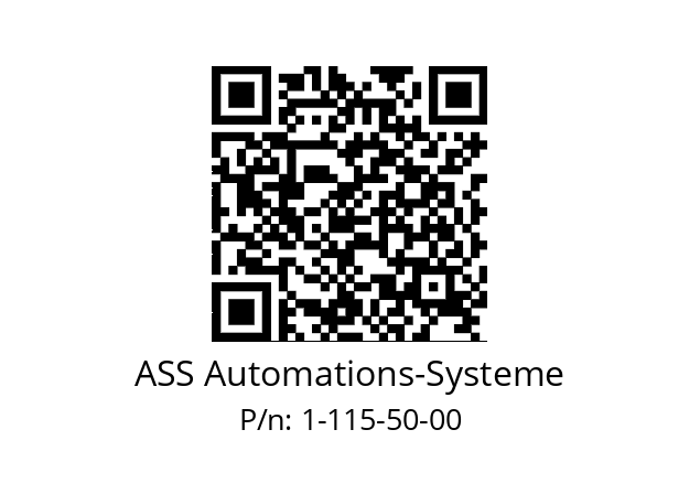   ASS Automations-Systeme 1-115-50-00