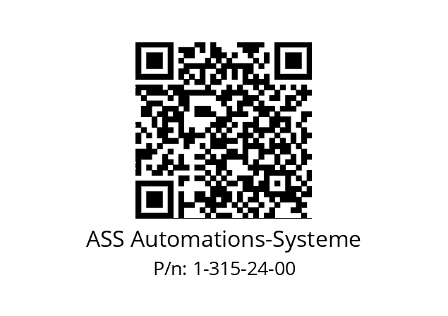   ASS Automations-Systeme 1-315-24-00