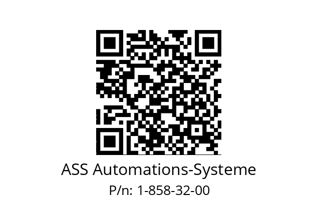   ASS Automations-Systeme 1-858-32-00