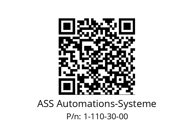   ASS Automations-Systeme 1-110-30-00