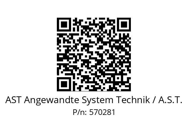   AST Angewandte System Technik / A.S.T. 570281