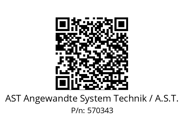   AST Angewandte System Technik / A.S.T. 570343