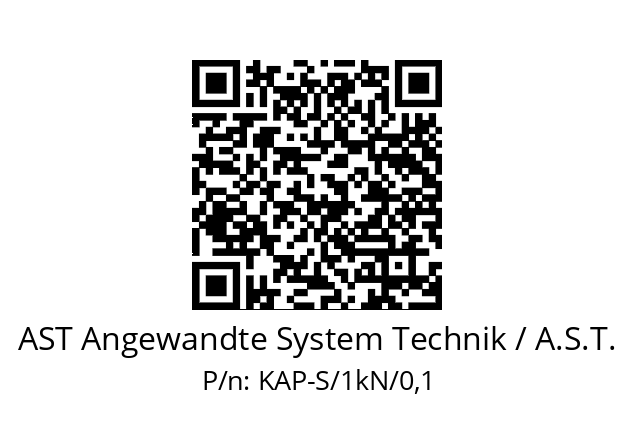   AST Angewandte System Technik / A.S.T. KAP-S/1kN/0,1