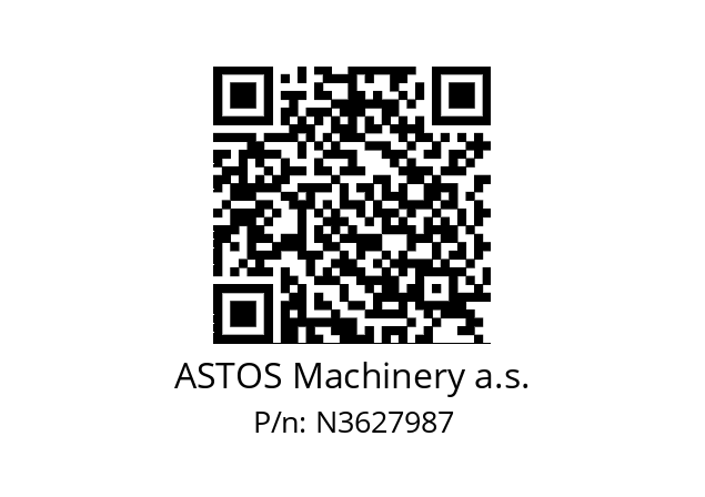   ASTOS Machinery a.s. N3627987