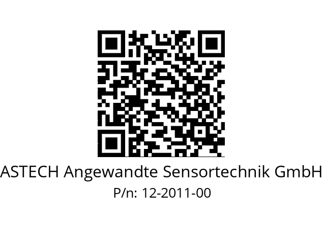   ASTECH Angewandte Sensortechnik GmbH 12-2011-00