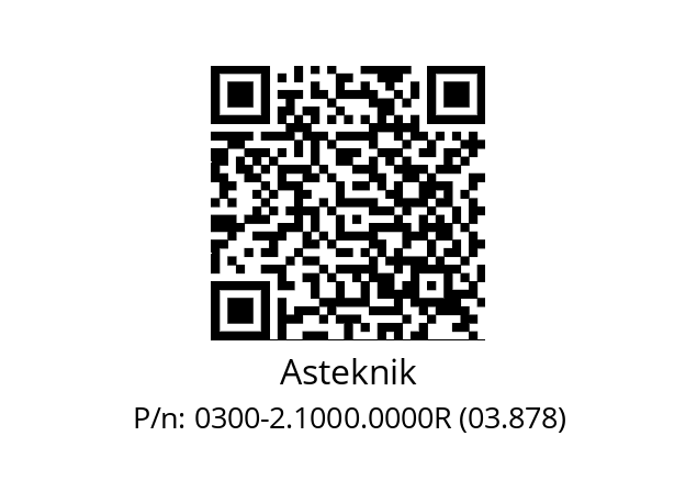   Asteknik 0300-2.1000.0000R (03.878)