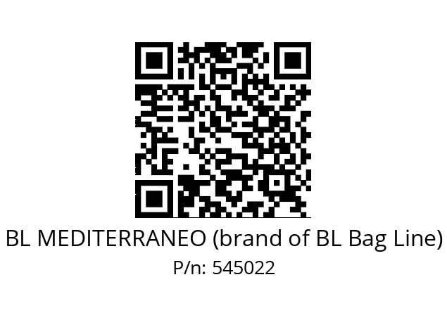   BL MEDITERRANEO (brand of BL Bag Line) 545022