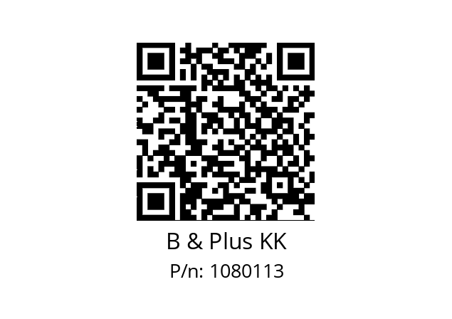   B & Plus KK 1080113